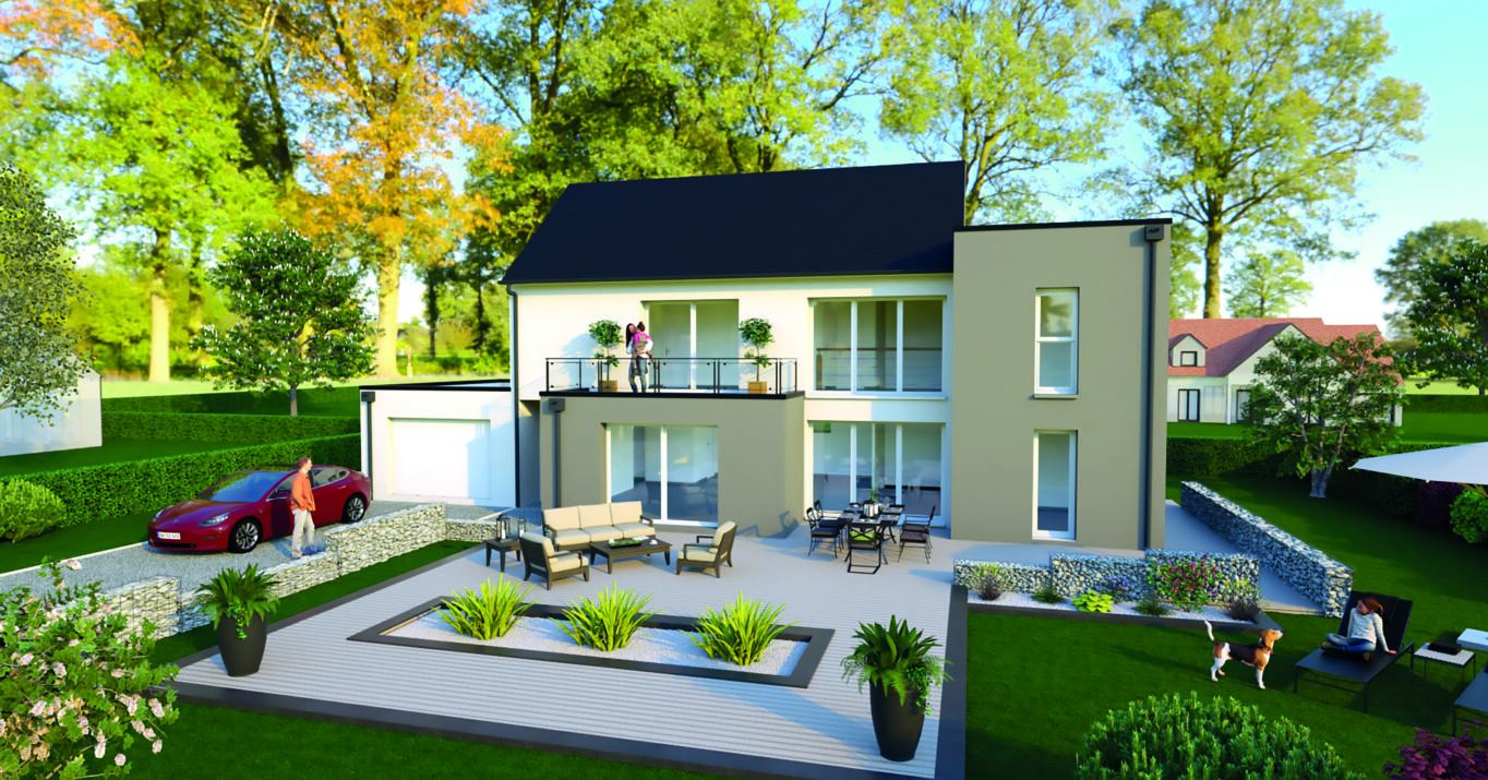 Image de maison présente dans le catalogue MCC 2025 en plans 3D.