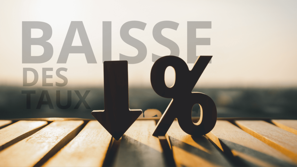 Image illustrant la baisse des taux