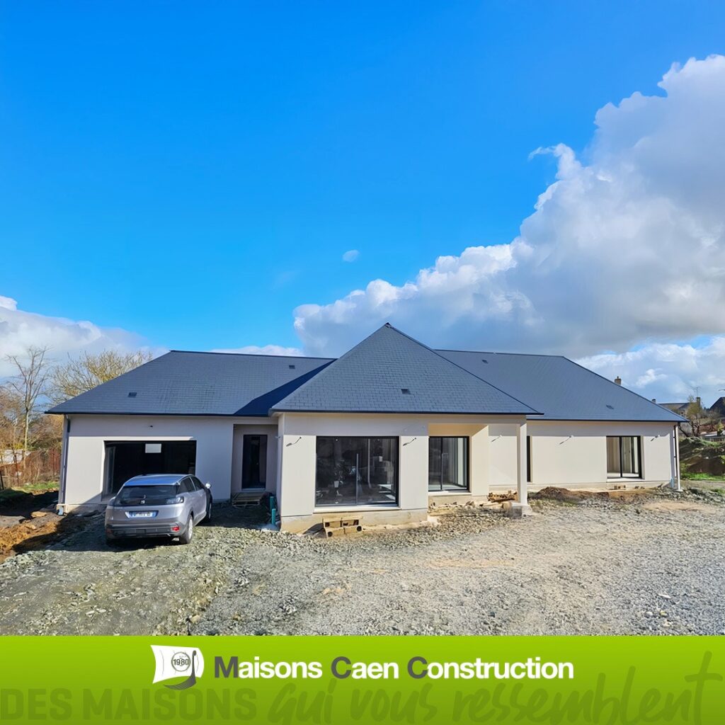 Nouveau projet livré : photo devant une maison de 168 m² à Caen